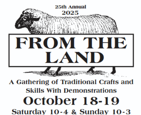 From The Land Small Flyer with 2025 Date