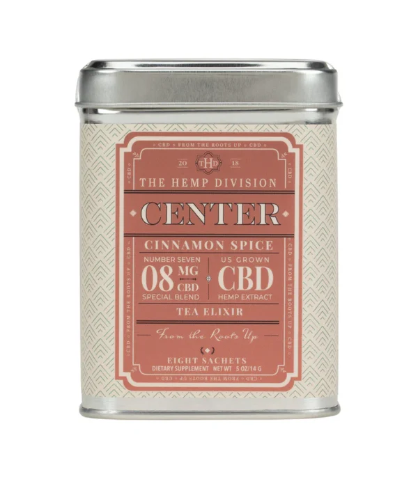cinnamon spice tea – center – 8 mg cbd