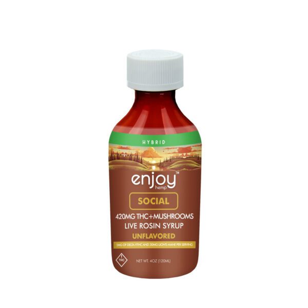 420mg social thc+mushroom syrup