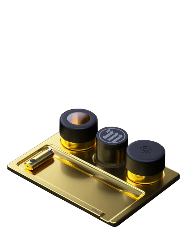 24k gold stashtray bundle