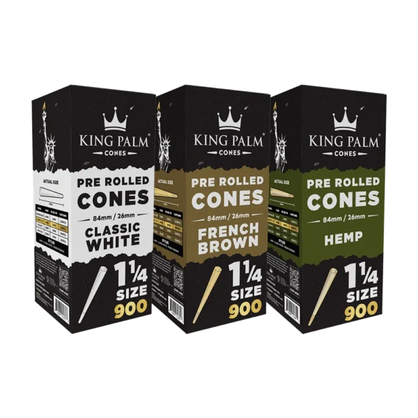 900 cones by king palm