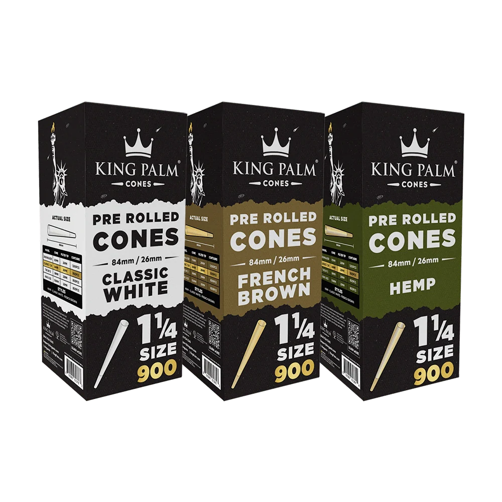 900 cones by king palm