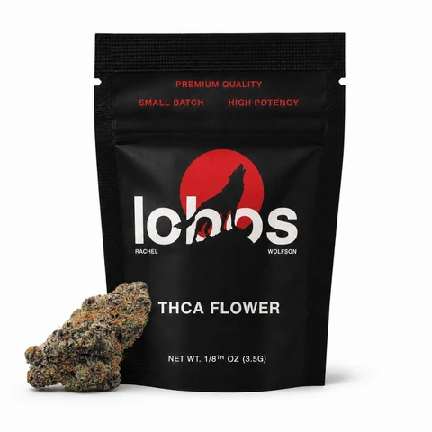 lobos by rachel wolfson rainbow sherbert thca flower