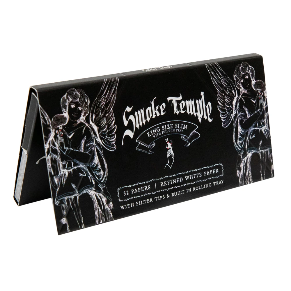 smoke temple king size white rolling papers