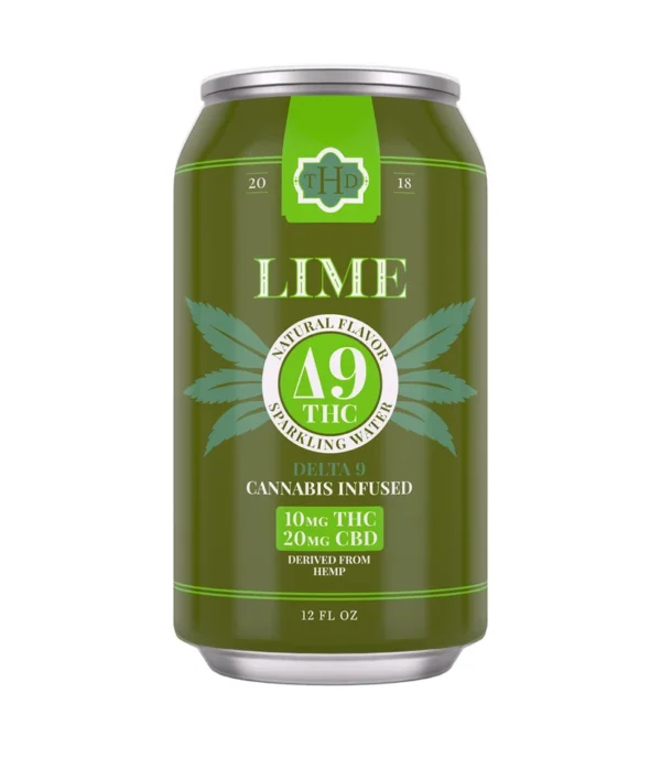 lime sparkling water – 10 mg delta 9 thc