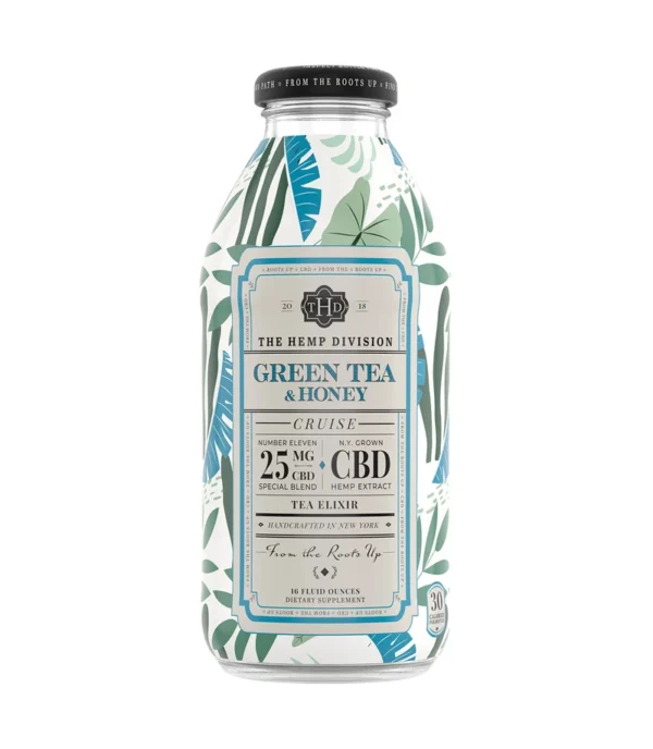 green tea & honey – 25 mg cbd